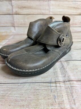 Alegria by PG Lite Caiti ankle boots grey brown. Size 39 8.5
